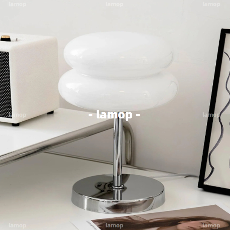 Lighting Decor Living Room - Lámpara de Mesa Bauhaus Cream-Globe, Estilo