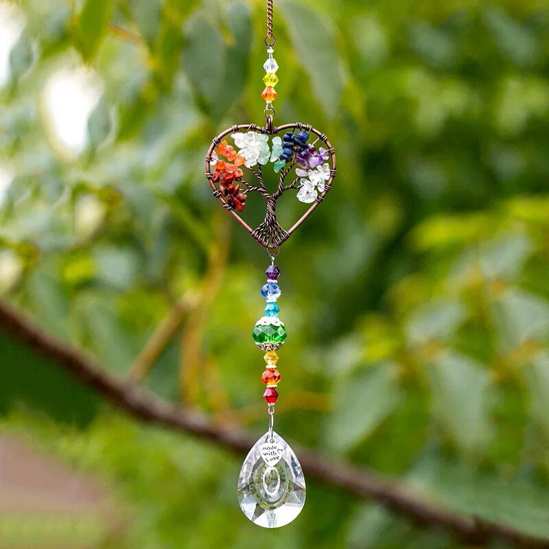 Lighting Decor Inc - Colgante de cristal de árbol de
