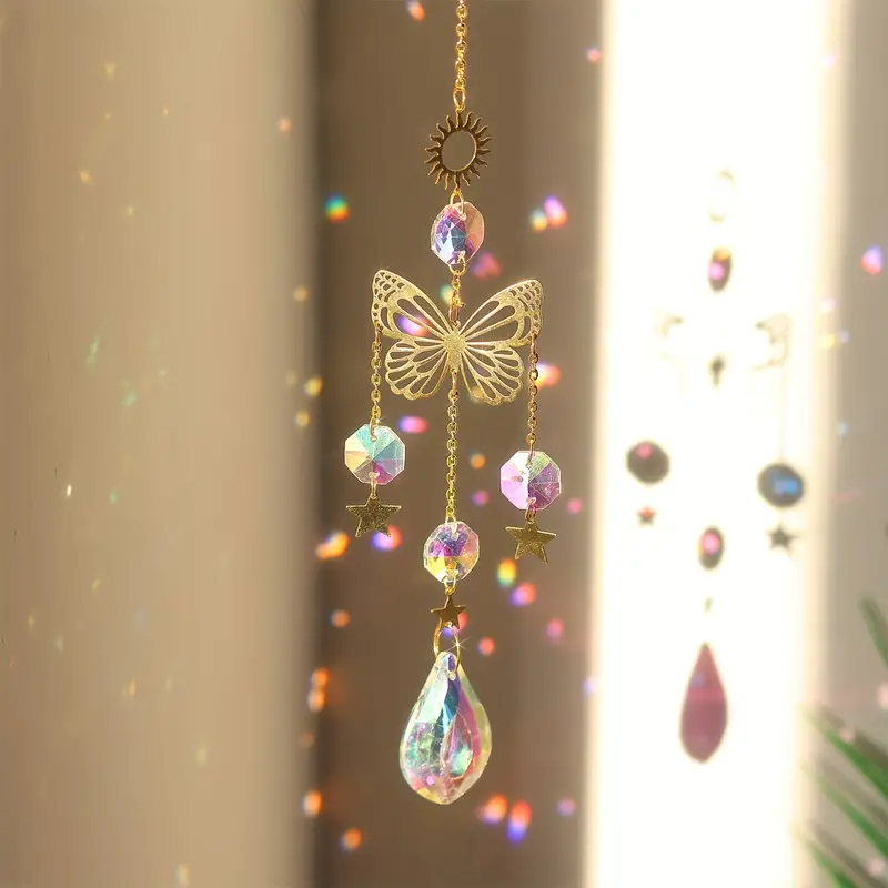 Lighting Jockey - 1 Atrapasueños de Cristal con Forma