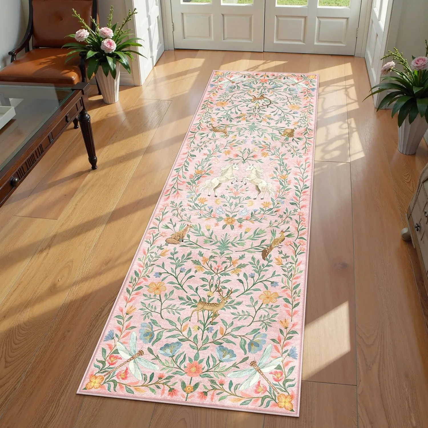 Lighting Bug Decor - Alfombra tipo corredor con tema de