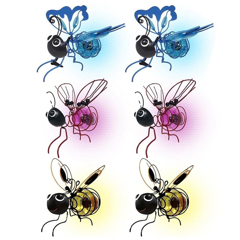 Lighting Bug Decor - Luces de simulación de abejas solares
