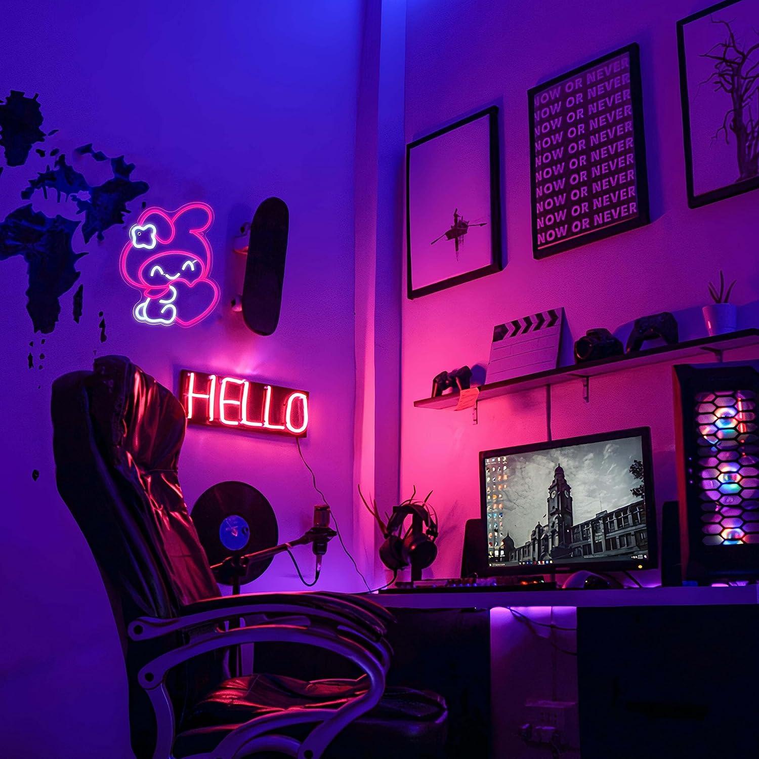 Letrero Luminoso de Anime, Luc - Led Lighting Wall Decor reseña y precio