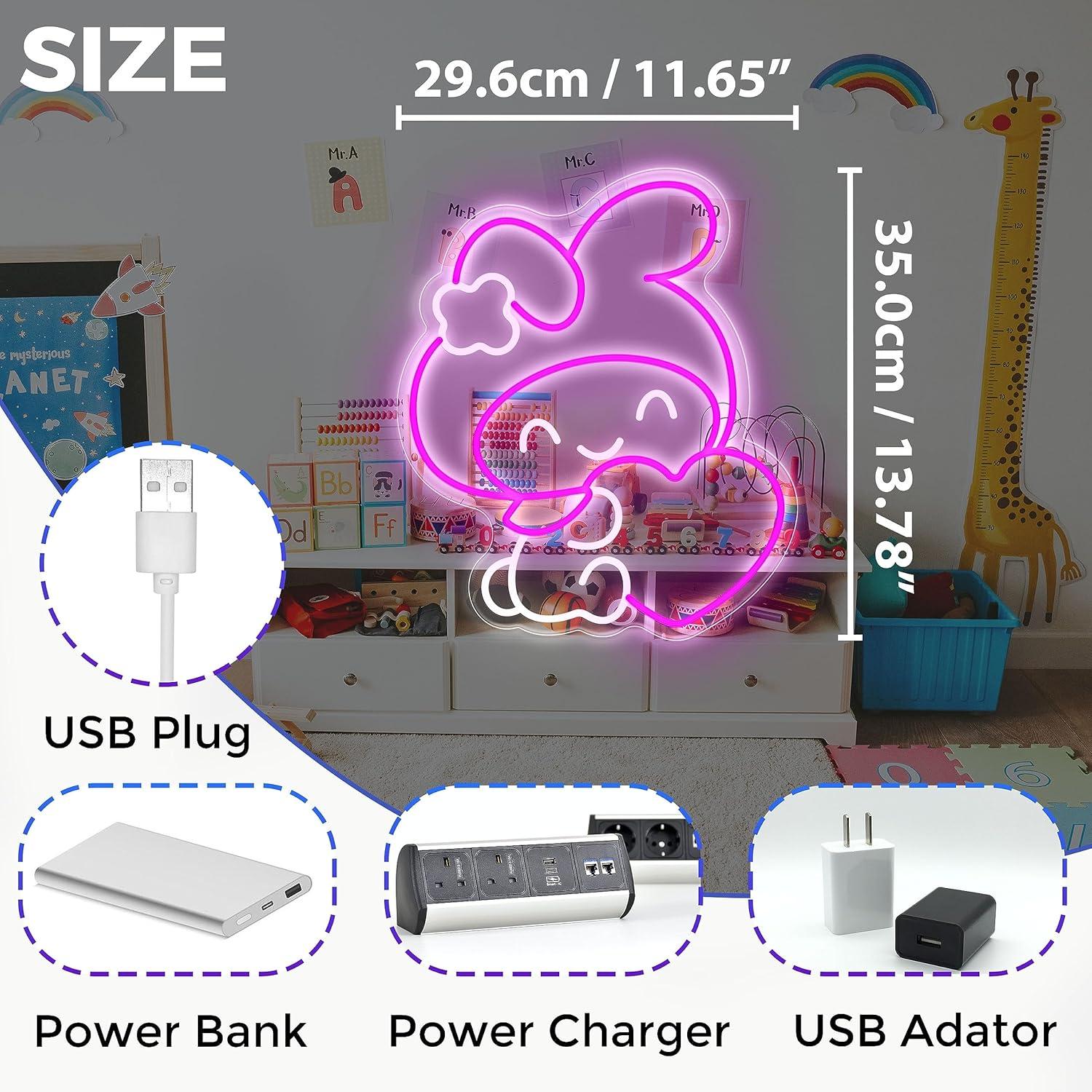 Letrero Luminoso de Anime, Luc - Led Lighting Wall Decor reseña y precio