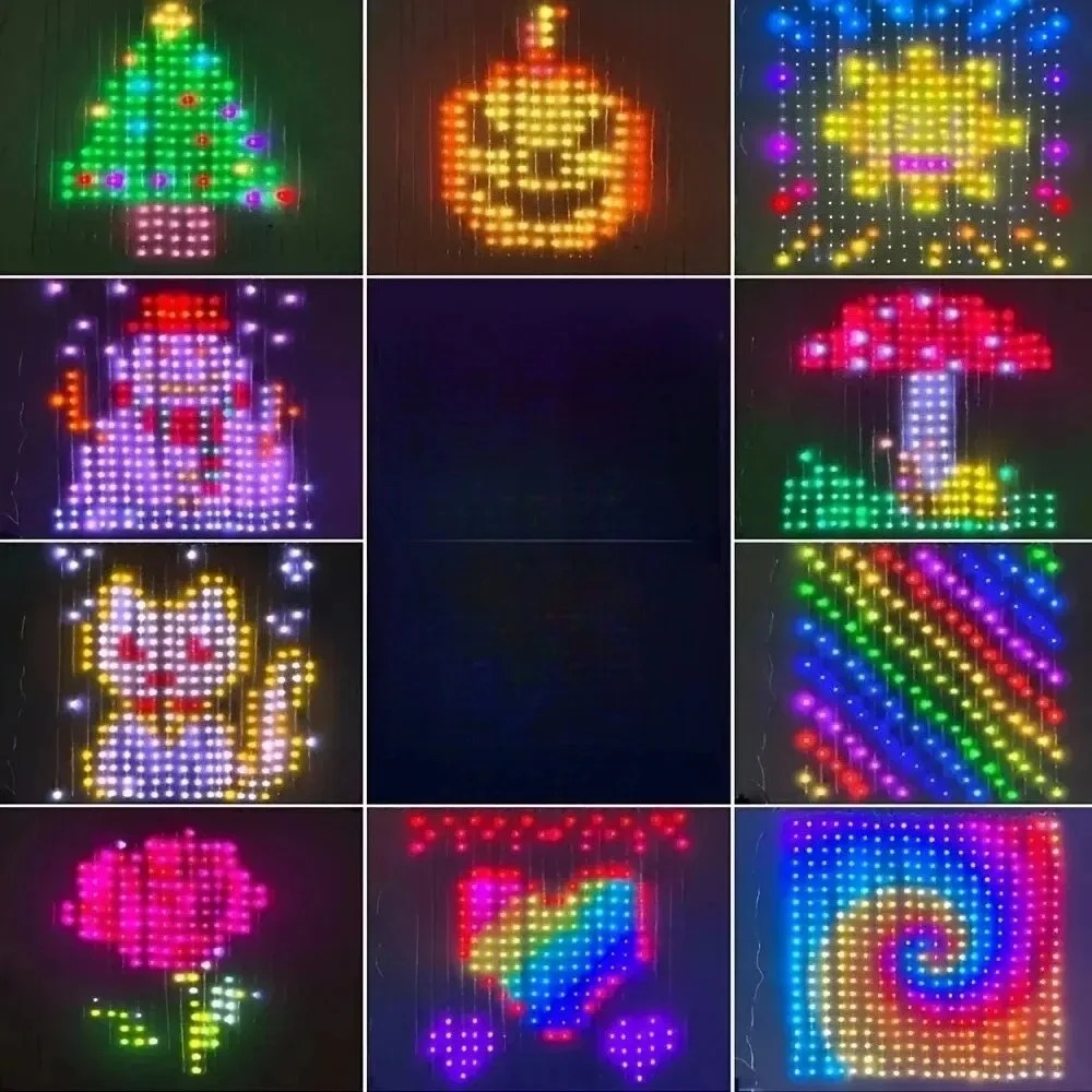 Luces LED de cortina de píxele - Led Lighting Wall Decor reseña y precio