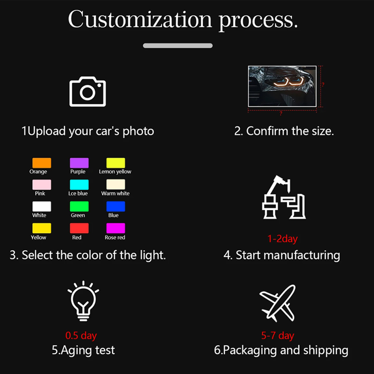 Arte para autos personalizable - Lighting Interior Decor reseña y precio