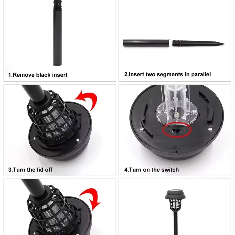 Lámpara Antimosquitos Solar pa - Lighting Bug Decor reseña y precio