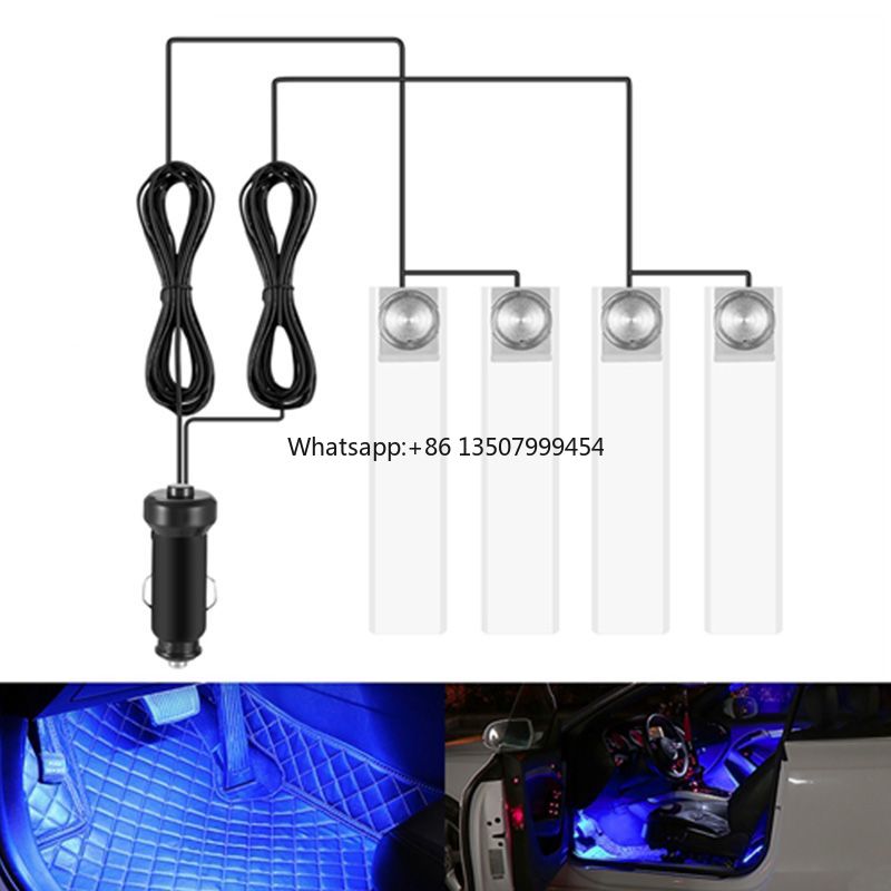 Luz ambiental para coche, lámp - Lighting Interior Decor reseña y precio