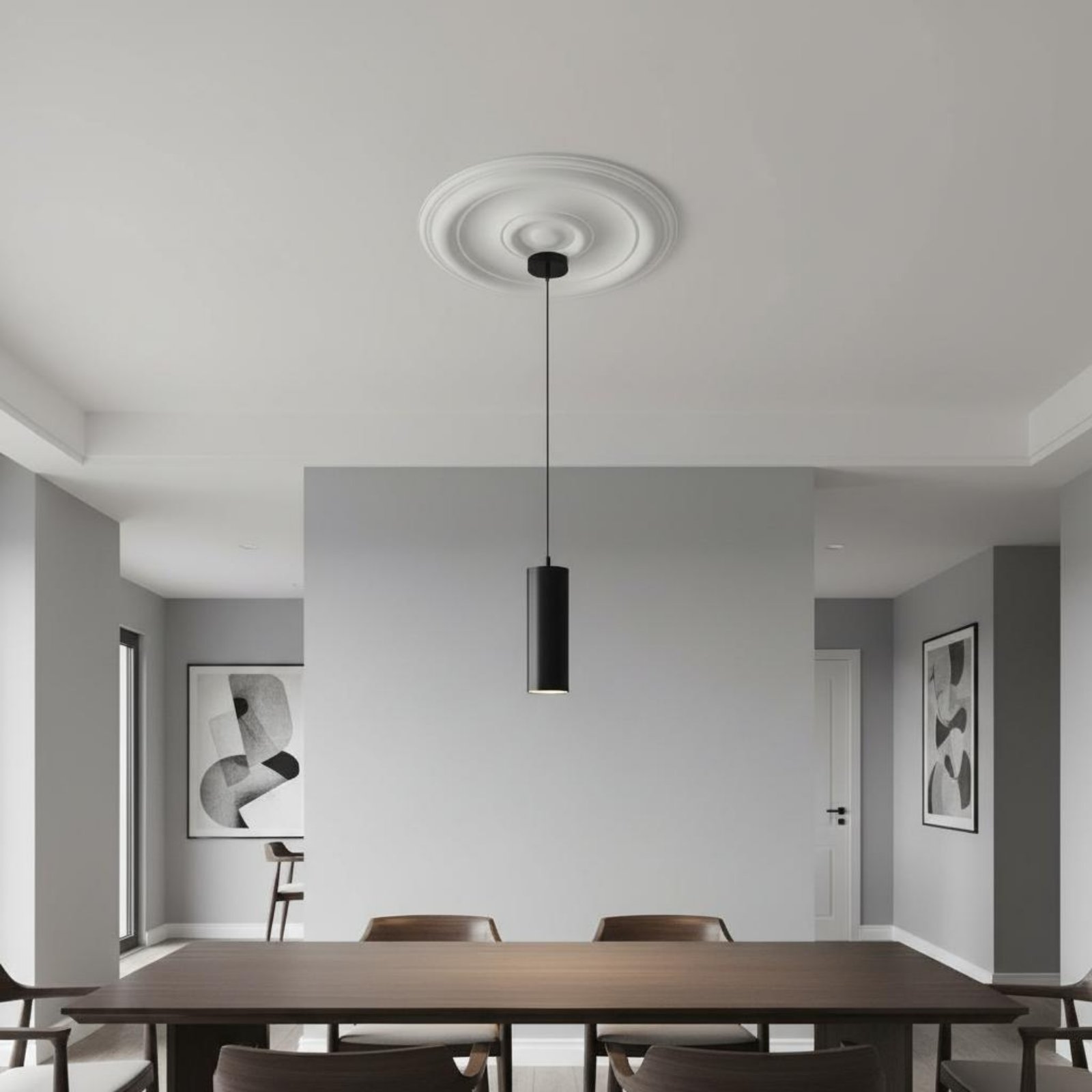Medallón de Techo Redondo, Dis - Lighting Interior Decor reseña y precio