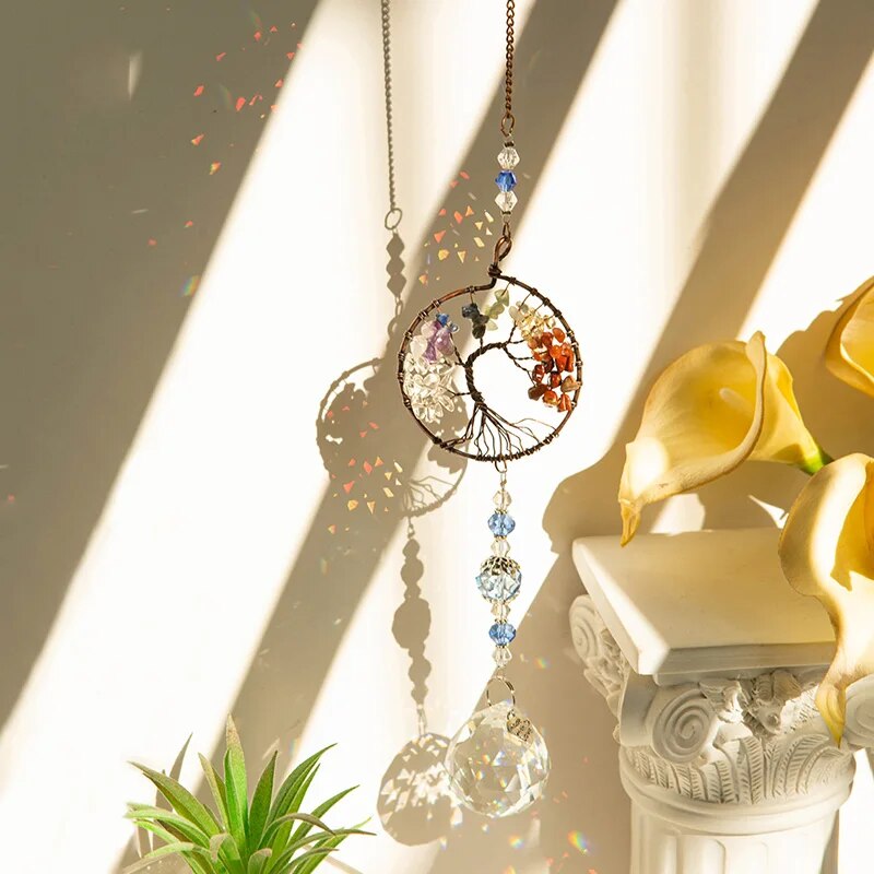 Colgante de cristal de árbol d - Lighting Decor Inc reseña y precio