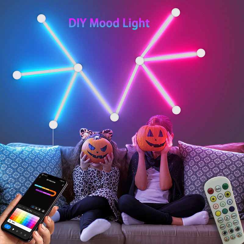 Lámpara de pared RGB inteligen - Led Lighting Wall Decor reseña y precio