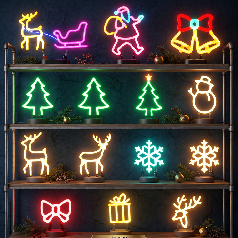 Decoración Navideña, Letrero L - Led Lighting Wall Decor reseña y precio
