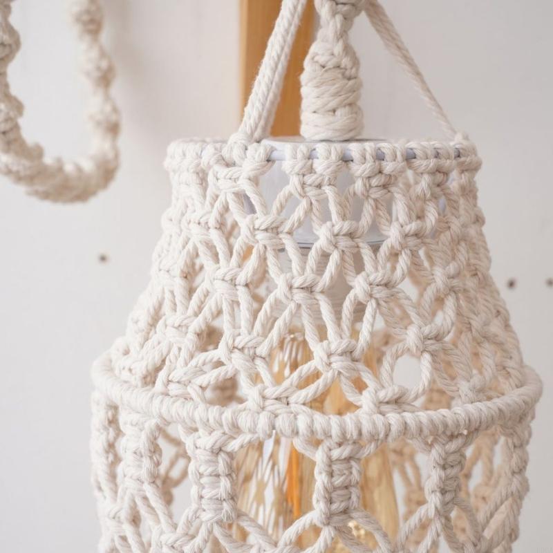 Pantalla macramé bohemia para  - Lighting Jockey reseña y precio