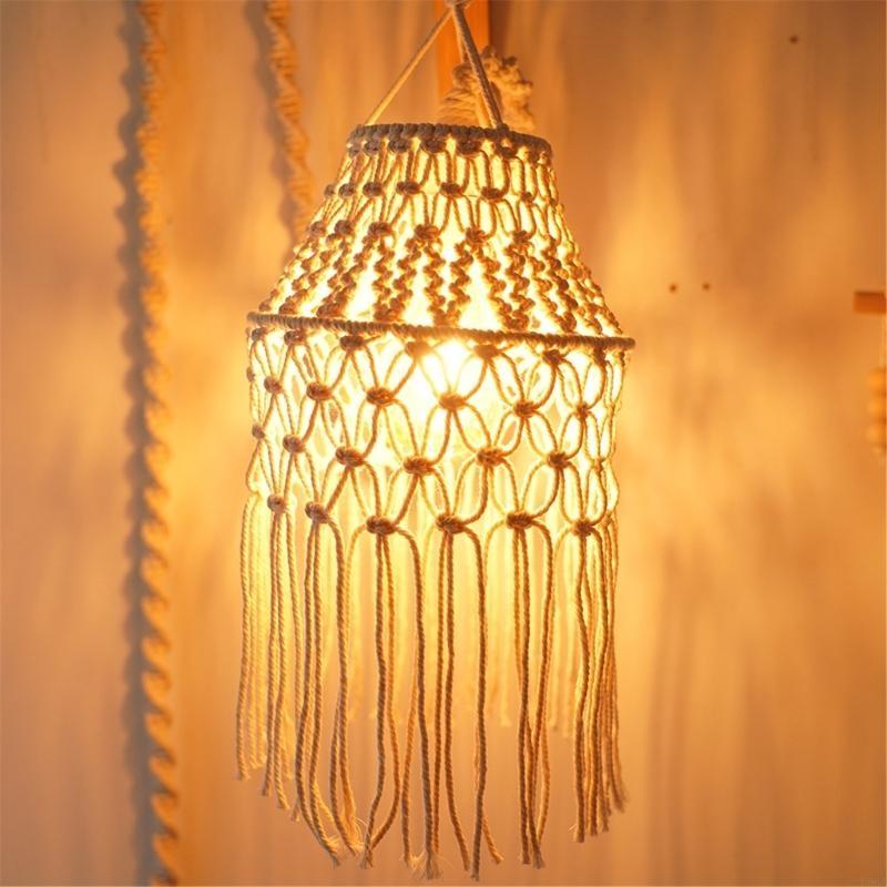 Pantalla macramé bohemia para  - Lighting Jockey reseña y precio
