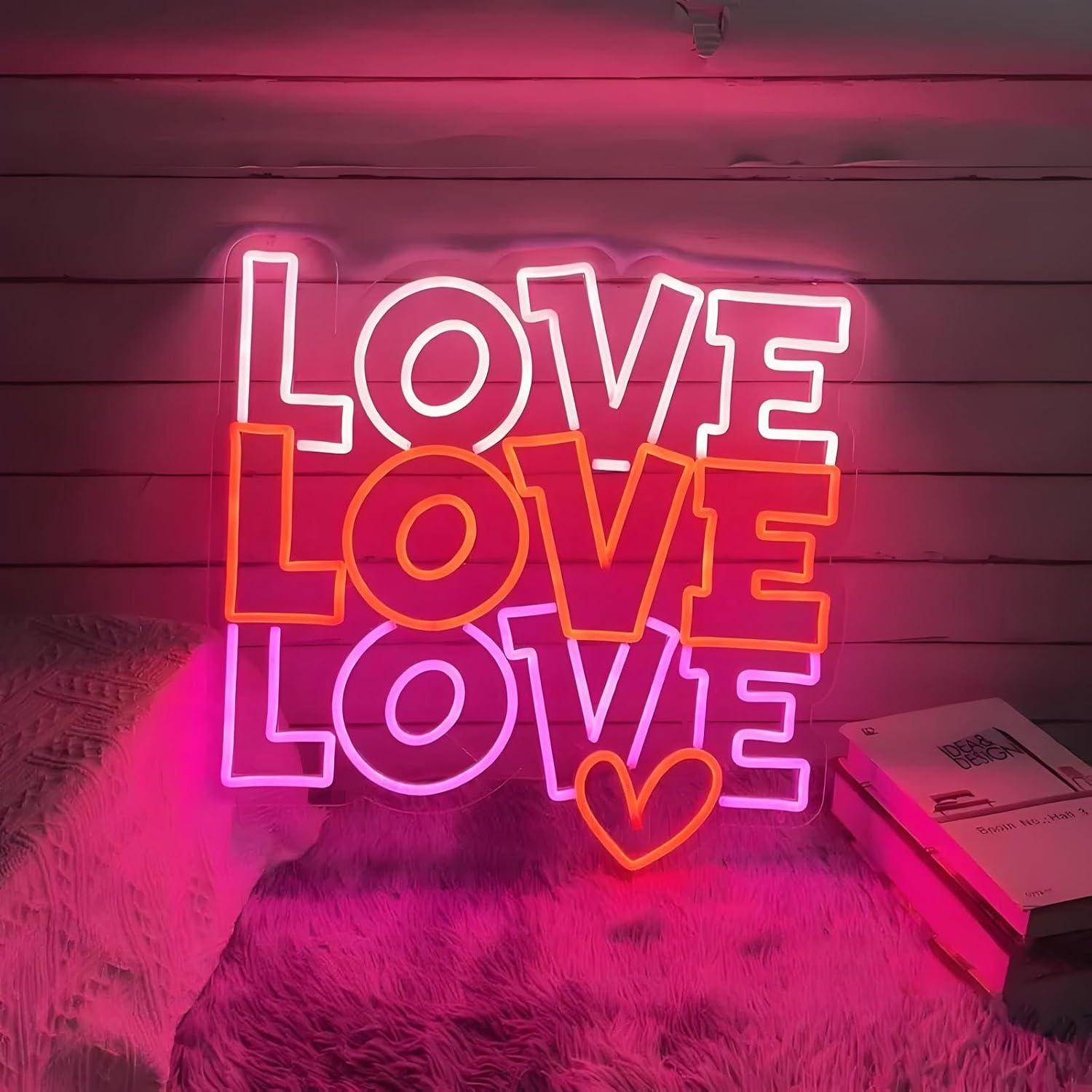 Letrero de neón con forma de c - Led Lighting Wall Decor reseña y precio