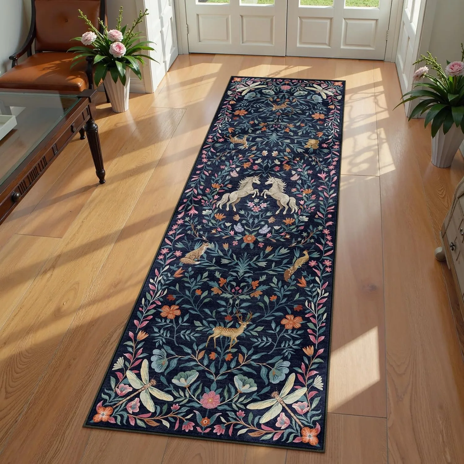 Alfombra tipo corredor con tem - Lighting Bug Decor reseña y precio