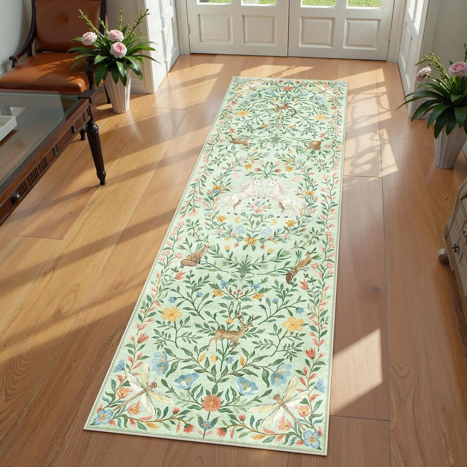 Alfombra tipo corredor con tem - Lighting Bug Decor reseña y precio