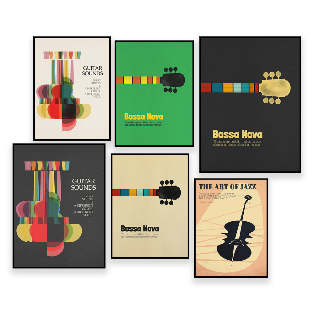 Póster de Bossa Nova, Impresió - Nova Decor & Lighting Vase reseña y precio