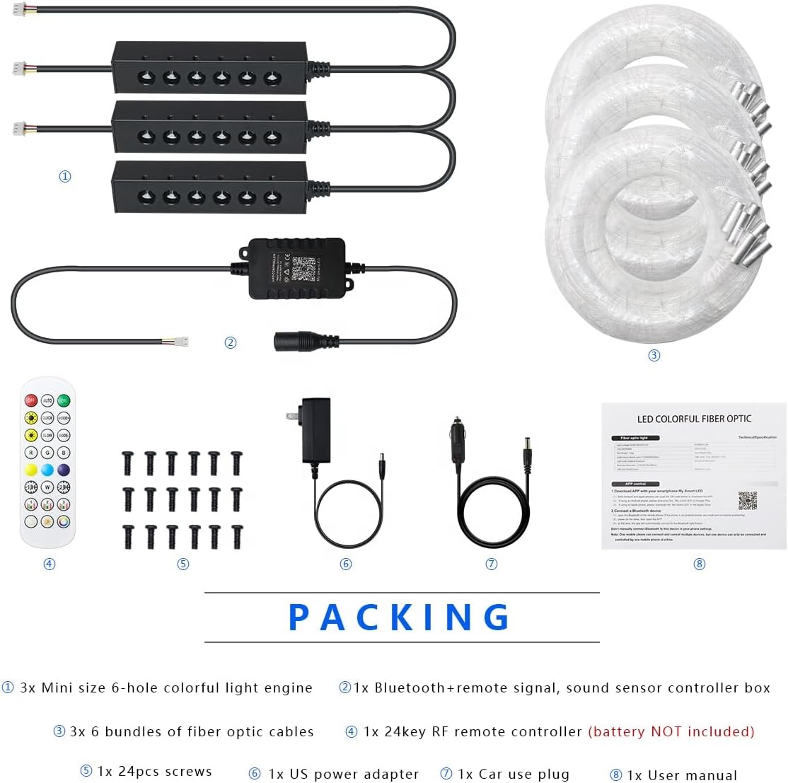 Fuente de luz de techo de fibr - Lighting Interior Decor reseña y precio