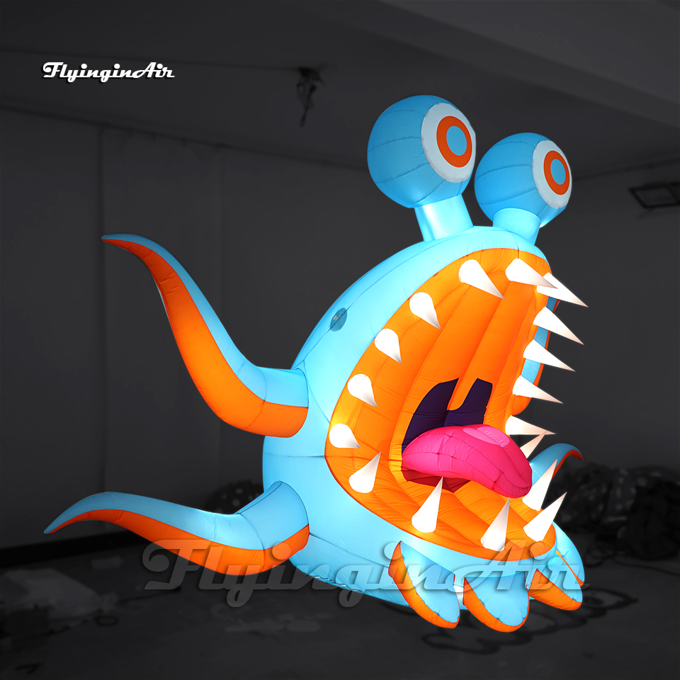 Monstruo Inflable Gigante de 3 - Lighting Bug Decor reseña y precio