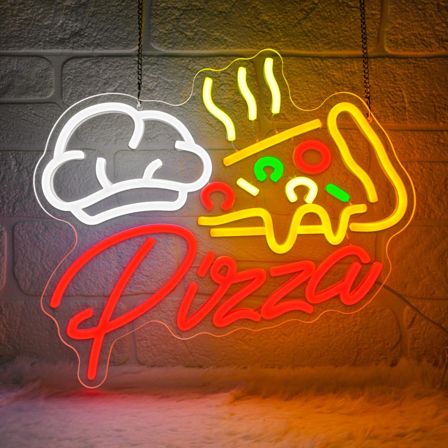 Letrero Luminoso de Pizza, Luc - Led Lighting Wall Decor reseña y precio