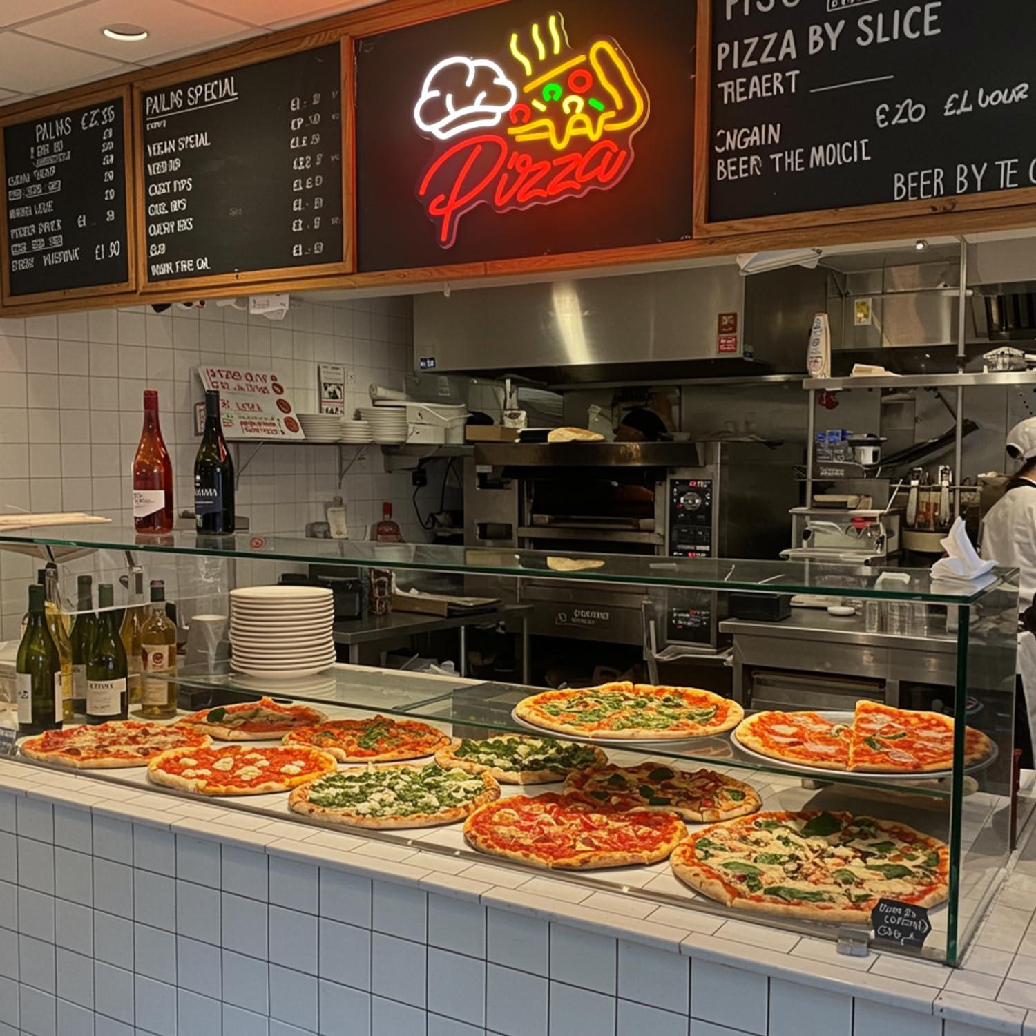 Letrero Luminoso de Pizza, Luc - Led Lighting Wall Decor reseña y precio